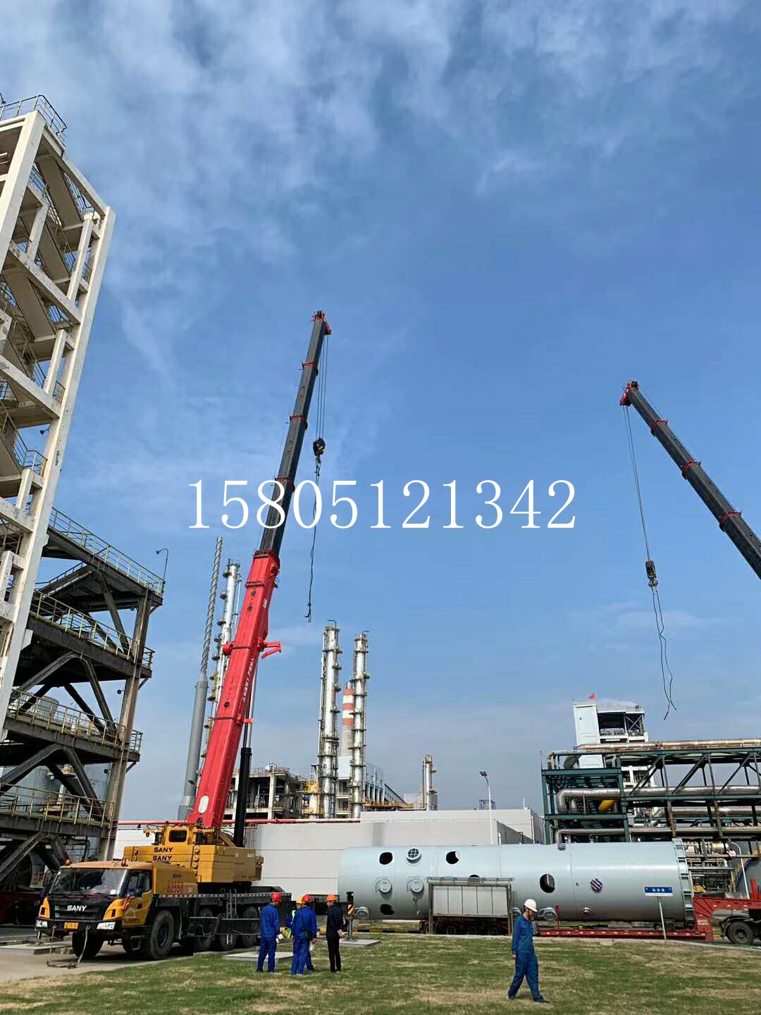 温州平阳200吨吊车租赁公司