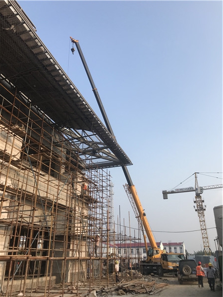 温州钢结构网架吊装施工
